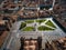 arrival of plaza de armas in cuzco peru