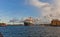 Arriving Queen Mary 2 liner to Stavanger, Norway