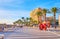 Arroba sculpture on La Caleta promenade, Cadiz, Spain