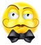 Arrogant Posh Snooty Emoticon Emoji Cartoon Icon