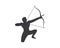 Arrow archery icon vector illustration Logo Template