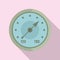 Arrow barometer icon, flat style