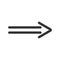 Arrow direction of movement, black arrow pointer landmark. Vector element isolate