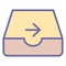 Arrow, email   Isolated Vector icon which can easily modify or edit