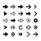 Arrow icon set collection, Different cursor arrows sign for web design, mobile apps