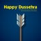 Arrow of Rama in Happy Dussehra festival of India background