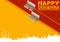 Arrow of Rama in Happy Dussehra festival of India background