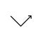 arrow, rebound icon. Simple thin line, outline  of Arrows icons for UI and UX, website or mobile application