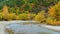 The Arrow River in the South Island of New Zealand in autumn