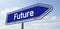 Arrow Signpost - Future - 3d rendering