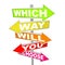 Arrow Signs - Which Way Will You Choose?