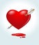 Arrowed heart