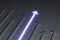 Arrows business success leader neon concept self illumination