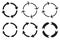 Arrows in circular motion. Arrow combinations