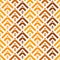 Arrows, scales seamless pattern. Ethnic, tribal print. Squama, chevrons ornament. Repeated arrowhead, triangular shapes