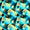 Arrows seamless geometric trendy pattern.