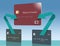 Arrows show the path of money from two credit cards being transferred to one lower rate card.