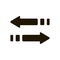 Arrows showing the direction of movement icon in trendy flat style isolated. Eps 10.