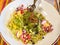 Arroz con Pato closeup - Peruvian dish with duck