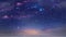 Arry sky at night  sunset  blue universe cosmic space background