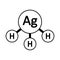 Arsine molecule icon