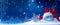 Art blue snow christmas background