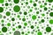 Art classic dotted green color pattern background