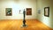 Art collection of Berardo museum in the cultural center of Belem in Lisbon Portugal