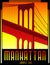 Art deco bridge vector