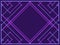 Art deco frame. Vintage linear border. Blue and purple color of lines. The style of the 1920s and 1930s. Vector