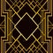 Art deco geometric pattern