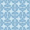 Art deco pattern. Arabesque modern background. Repeating blue ornament