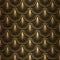 Art Deco Pattern. Seamless black and gold background.