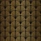 Art Deco Pattern. Seamless black and gold background.