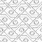 Art deco simple linear seamless pattern