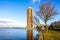 Art deco water tower at the Westeinder Plassen lake in Aalsmeer - Noord-Holland - The Netherlands