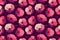 Art floral vector seamless pattern. Red, pink, maroon, burgundy, beige poppies.