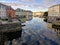 Art nouveau buildings in the town of Ã…lesund Aalesund in Norway