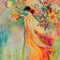 Art nouveau, embracing colorful brightness with vibrant pastel power and gradient splendor, a fusion of elegance and