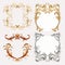 Art Nouveau Inspired Ornate Frames In Gold And Silver