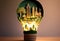 art paper design promotes renewable energy with lamp bulbs