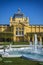 Art Pavilion and fountain, Zagreb