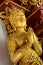 Art sculpture deity statue or carving angel figure lanna style of Wat Phra Singh temple for thai people travelers visit respect
