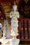Art sculpture deity statue or carving angel figure lanna style of Wat Phra Singh temple for thai people travelers visit respect