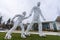 Art sculpture Together by David Jacob Harder at Minoru Centre for Active Living