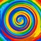 Art swirl rainbow splash color paint abstract background