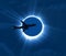 Art to preview the total solar eclipse in the USA, April 8, 2024