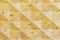 Art wooden background. Abstract decorative ecological unpainted light wood backdrop, geomethrical mosaik pattern