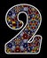 Artcraft beaded mexican huichol number 2