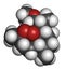 Artemether malaria drug molecule. Active against schizonts of Plasmodium falciparum and vivax. Methyl ether derivative of